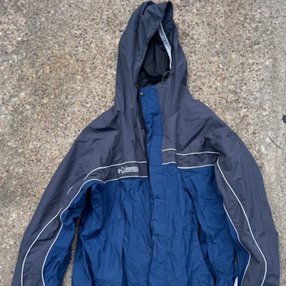 Ski Jacket, Mens, Columbia, Size L, Blue